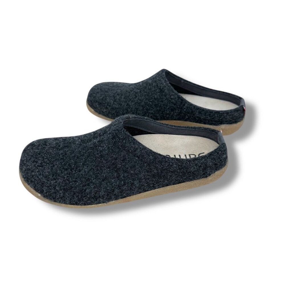 Sanita $149 Lodge Supportive Slide Unisex Wool Felt Slipper EU 40 Indoor Outdoor - Picture 4 of 13